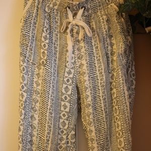tribal print pants